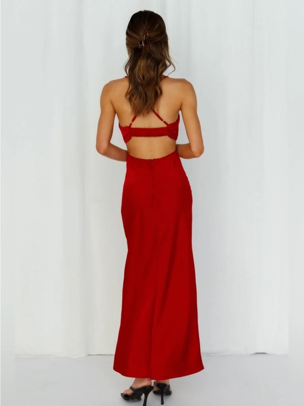 Hello Molly - Cut out Midi Slip Dress - Picture 3 of 4